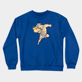 Funny Greek God Zeus with Lightning Bolt Crewneck Sweatshirt